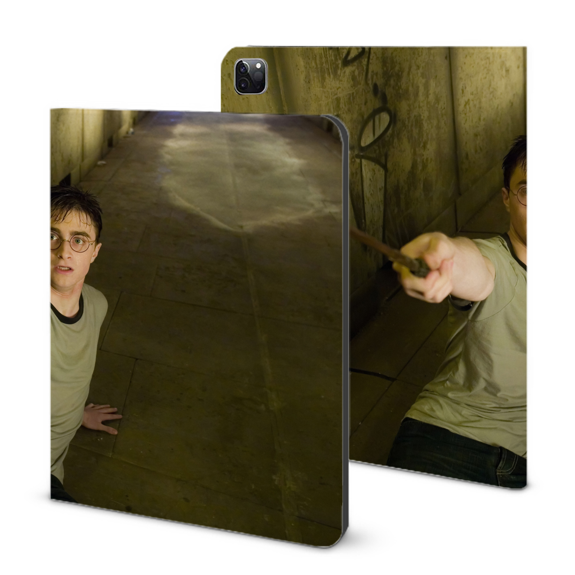 （画像用） Harry Potter ハリー・ポッターシリーズ IPad ケース ブック型 PUレザー TPU 耐衝撃 軽量 薄型 ペン収納なし 全面保護 IPad 各モデル対応